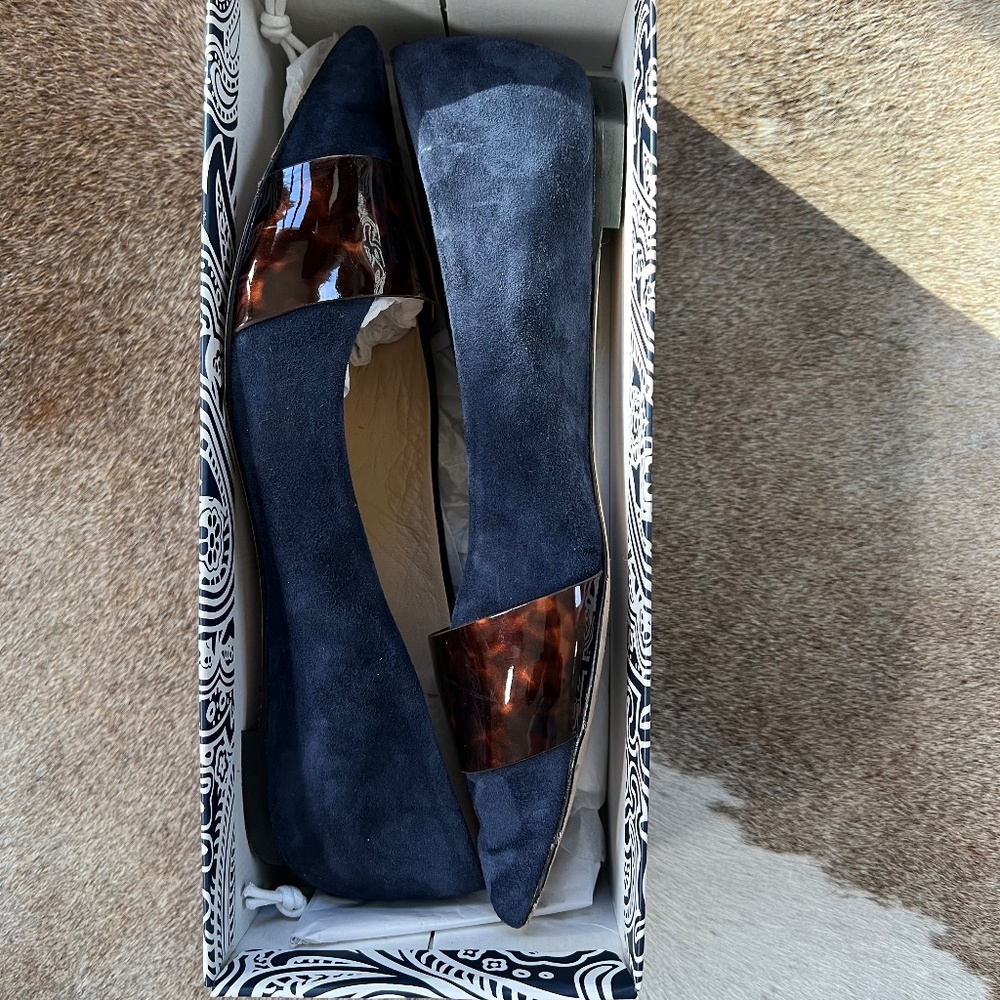 Blue suede shoes